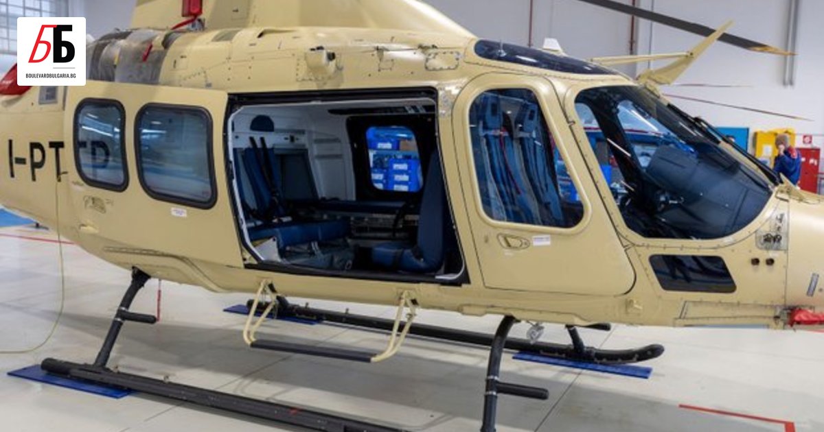 Първият хеликоптер за системата на Спешната медицинска помощ по въздуха
