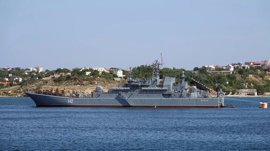 Украйна порази руски десантен кораб, Русия потвърди 