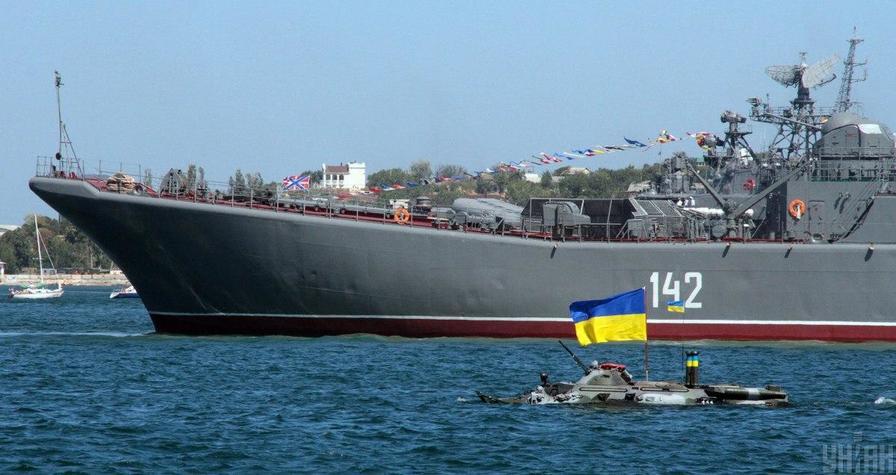 На борда на унищожения руски десантен кораб е имало ирански дронове