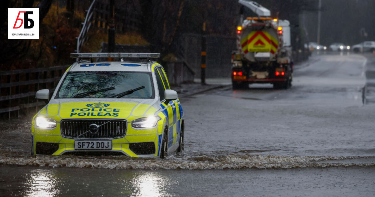 Бурята Герит връхлетя Великобритания, предизвика хаос в пътната мрежа и