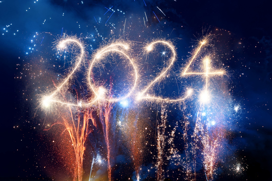 Честита нова 2024 година! С пожелания за мир, любов и добри новини 