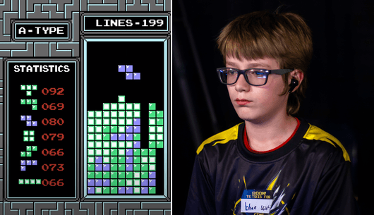 Всяка от стотиците милиони стандартни NES Tetris игри завършват по