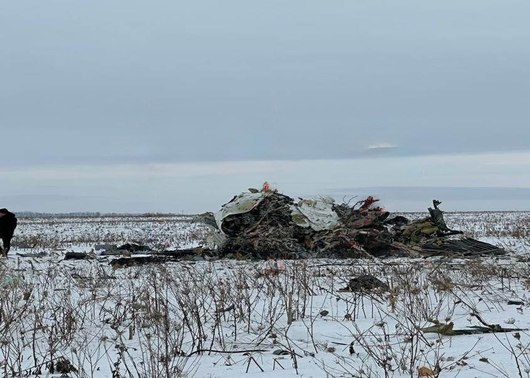 Руски военен самолет се разби край Белгород. Москва твърди, че на борда е имало 65 украински военнопленници