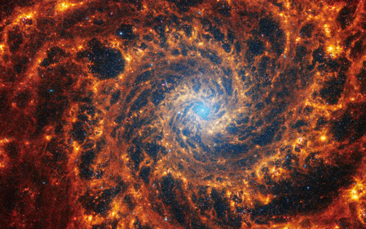 Космическата агенция НАСА публикува нови снимки на 19 близки галактики