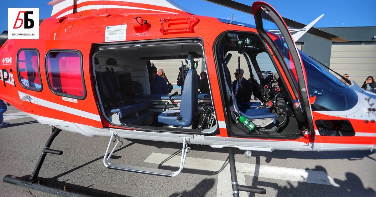 България вече има медицински хеликоптер, но той засега не се
