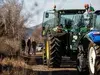 Снимка от протестите на фермери в България