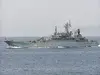 Снимка на руски десантен кораб в Черно море