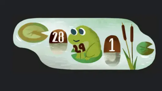 Google Doodle отбеляза допълнителния ден на високосната година 