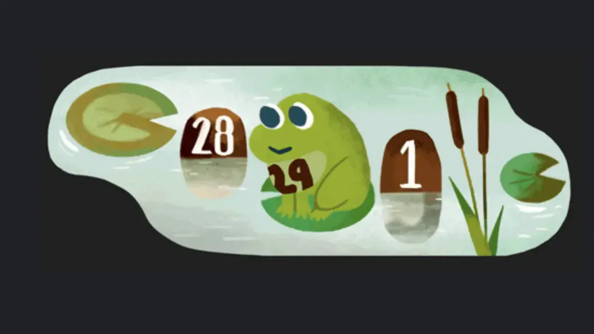 Google Doodle отбеляза допълнителния ден на високосната година 