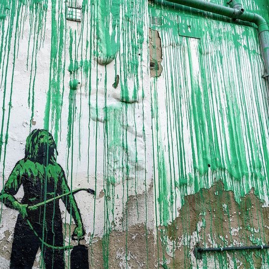 Banksy избра Лондон, за да разкрие първата си улична творба за 2024 г.