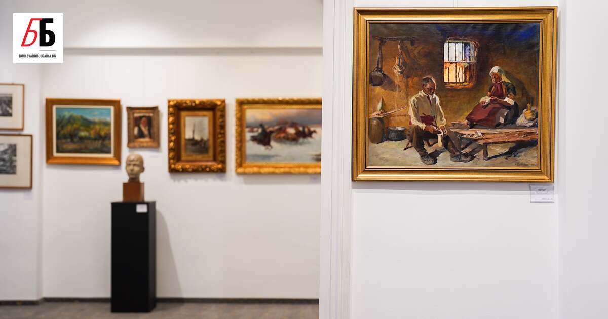 Картини на Владимир Димитров-Майстора и на Ярослав Вешин, които са