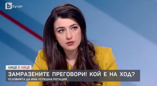 Лена Бориславова: Пиарът на ГЕРБ прекъсна едностранно преговорите за кабинет 