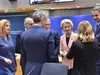 Снимка на Урсула фон дер Лайен и Шарл Мишел