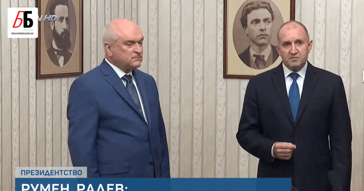 Държавният глава Румен Радев се срещна с Димитър Главчев и