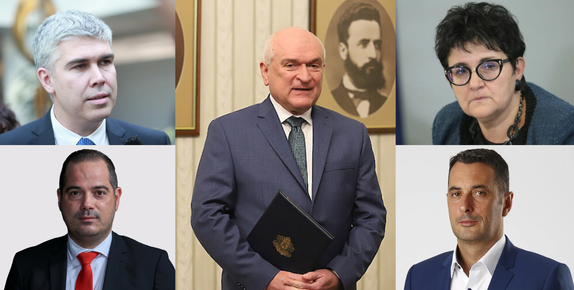Четирима действащи министри от кабинета Денков може да останат в