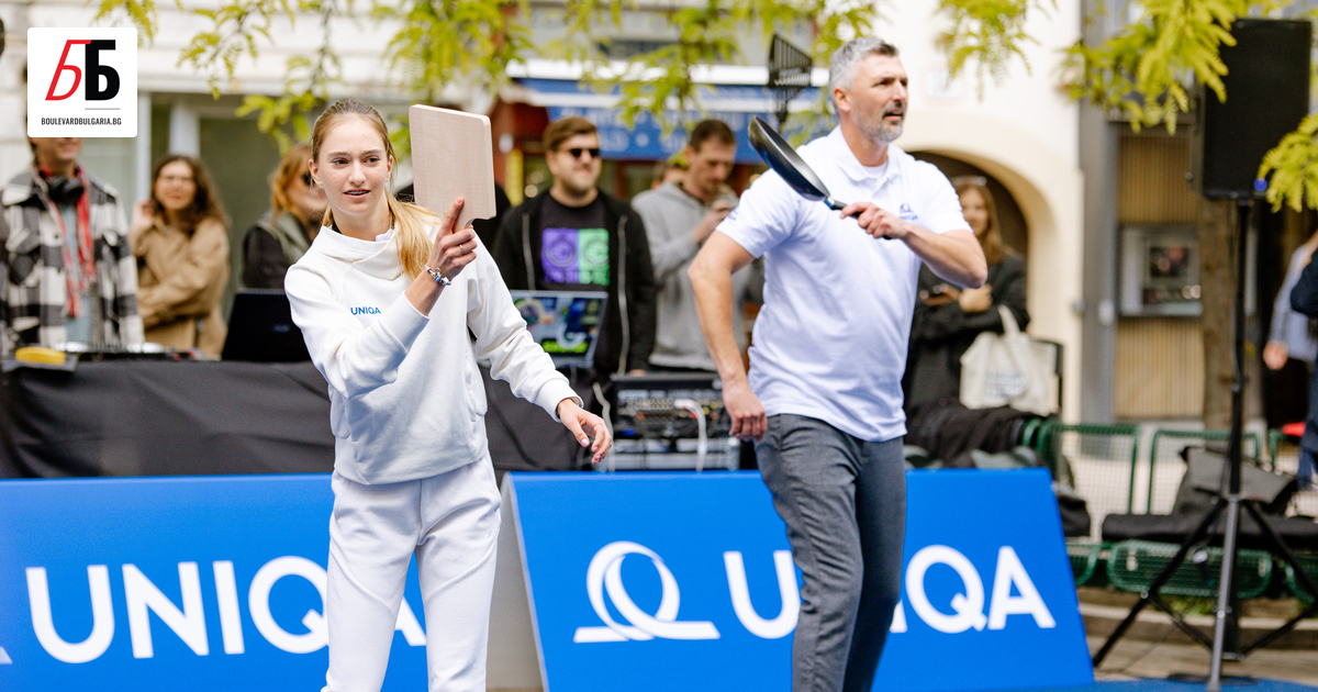 Тенис легендата Горан Иванишевич и младата тенис звезда Луна Вуйович