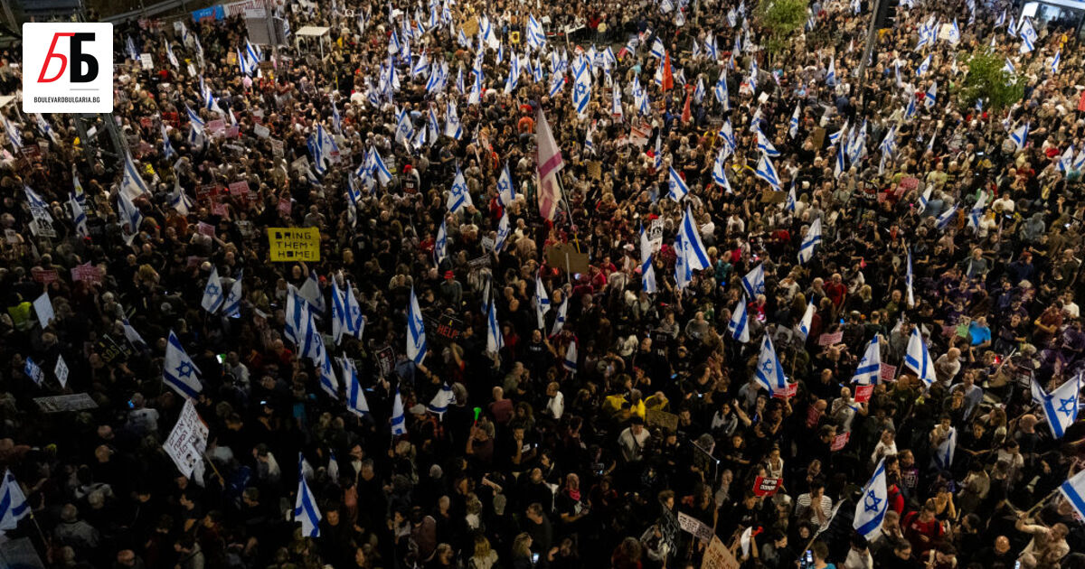 Хиляди израелци протестираха в събота с искане министър-председателят Бенямин Нетаняху