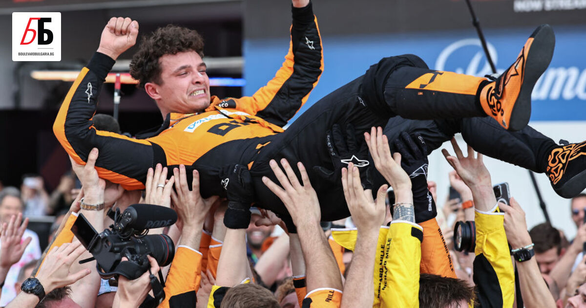 Пилотът на Макларън британецът Ландо Норис изпревари Макс Верстапен (Редбул)