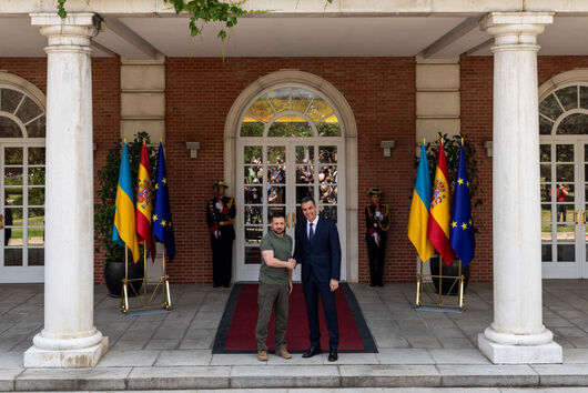 Президентът на Украйна Володимир Зеленски пристигна на официално посещение в
