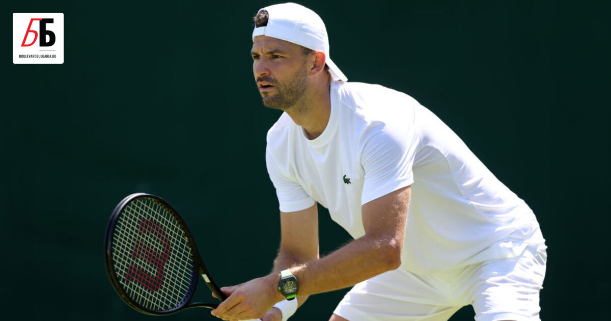 Григор Димитров продължаваща към следващия кръг на Уимбълдън, след като