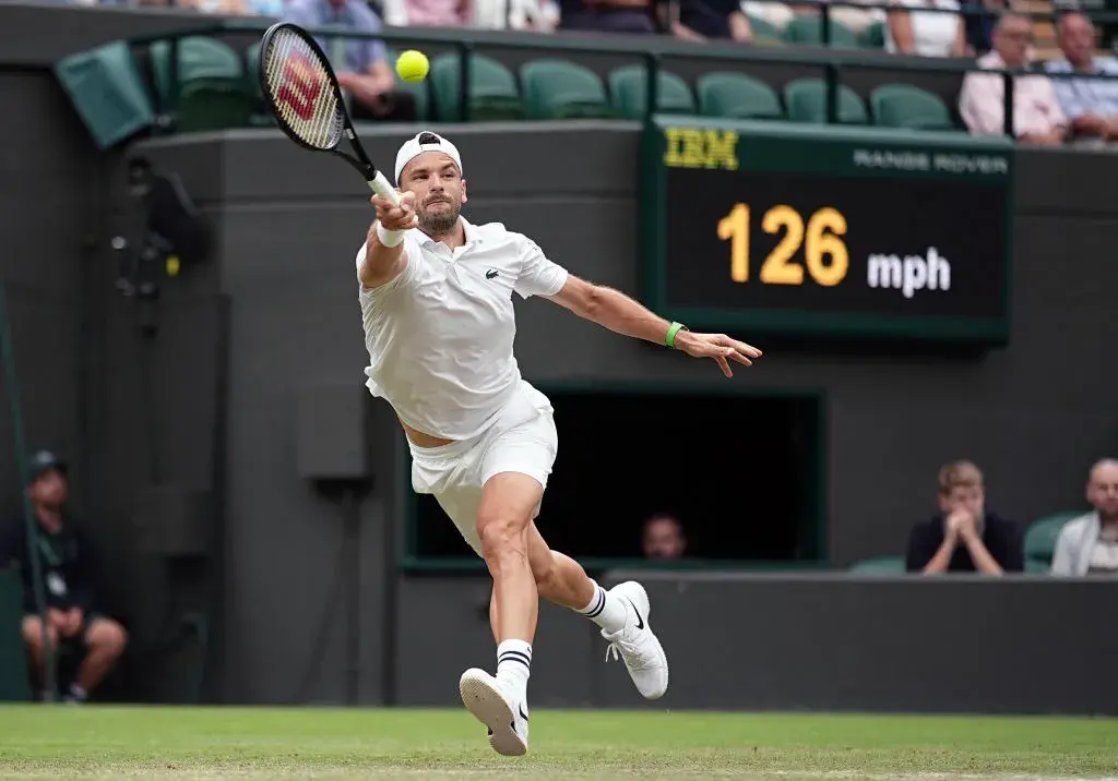 Григор Димитров е на осминафинал на Уимбълдън след победа срещу Гаел Монфис