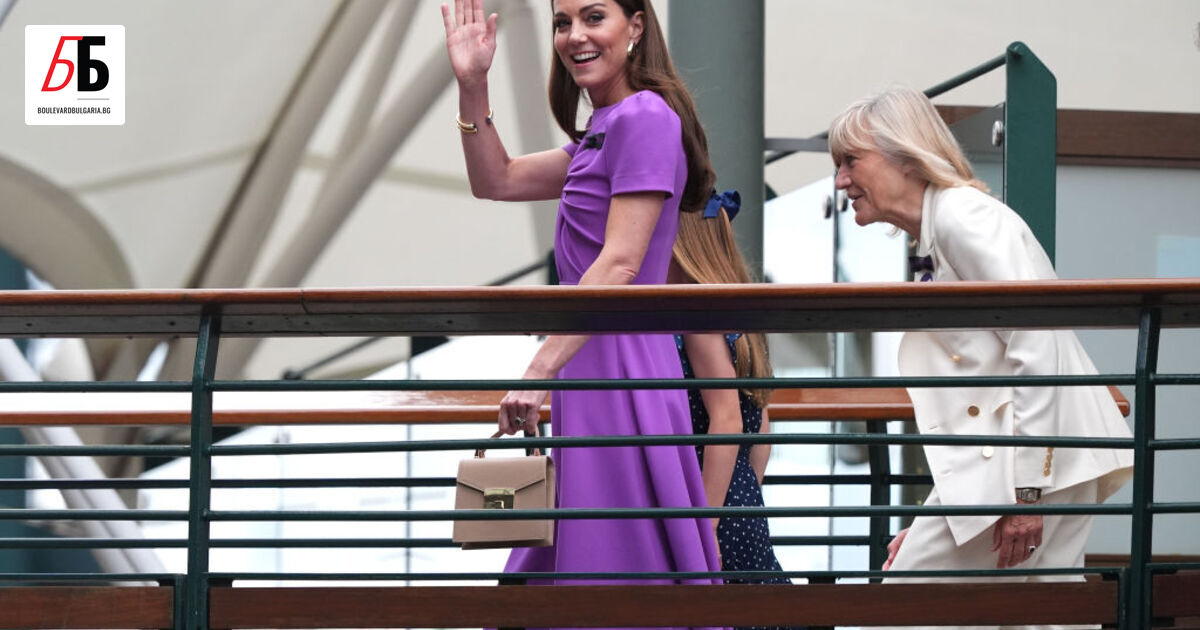 Принцесата на Уелс пристигна на Централния корт заедно с дъщеря