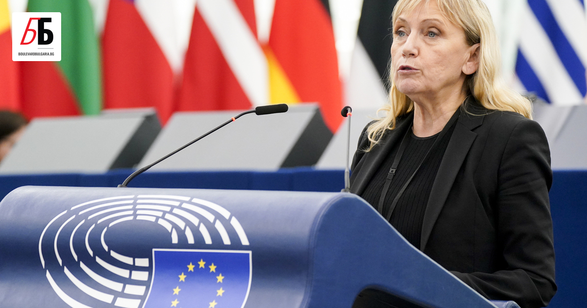 Евродепутатът от ДПС Елена Йончева декларира подкрепа за Делян Пеевски