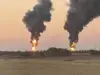 Снимка от украинската атака по руско петролно депо