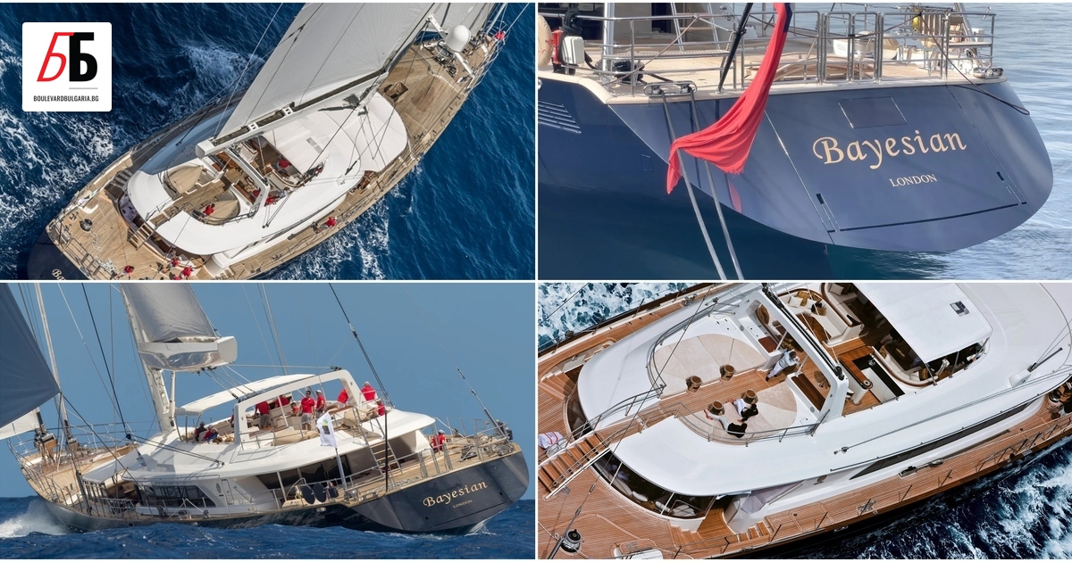 Bayesian беше сред топ 5% на най-големите и скъпи яхти.