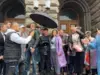 Ахмед Доган на протест