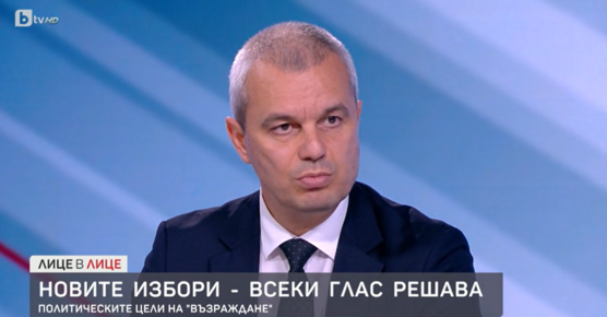 Костадинов отново получи ефир в bTV: Ще връща казармата и чака милиарди от БРИКС