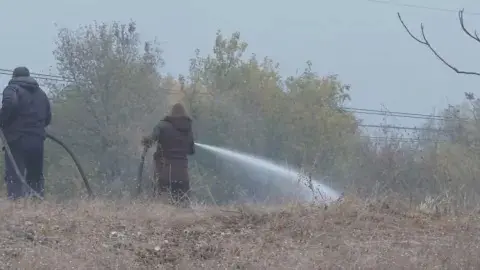 Пожар замърси въздуха над Пловдив и Катуница