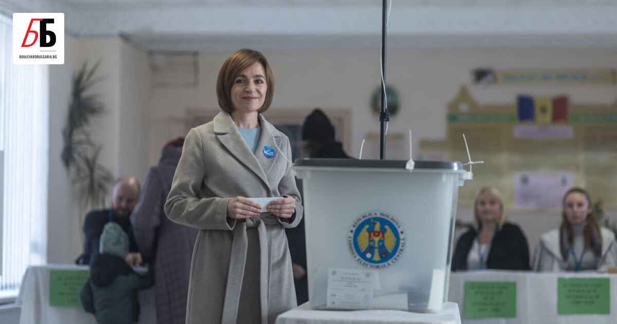 Президентът на Молдова Мая Санду спечели нов мандат в решаващия