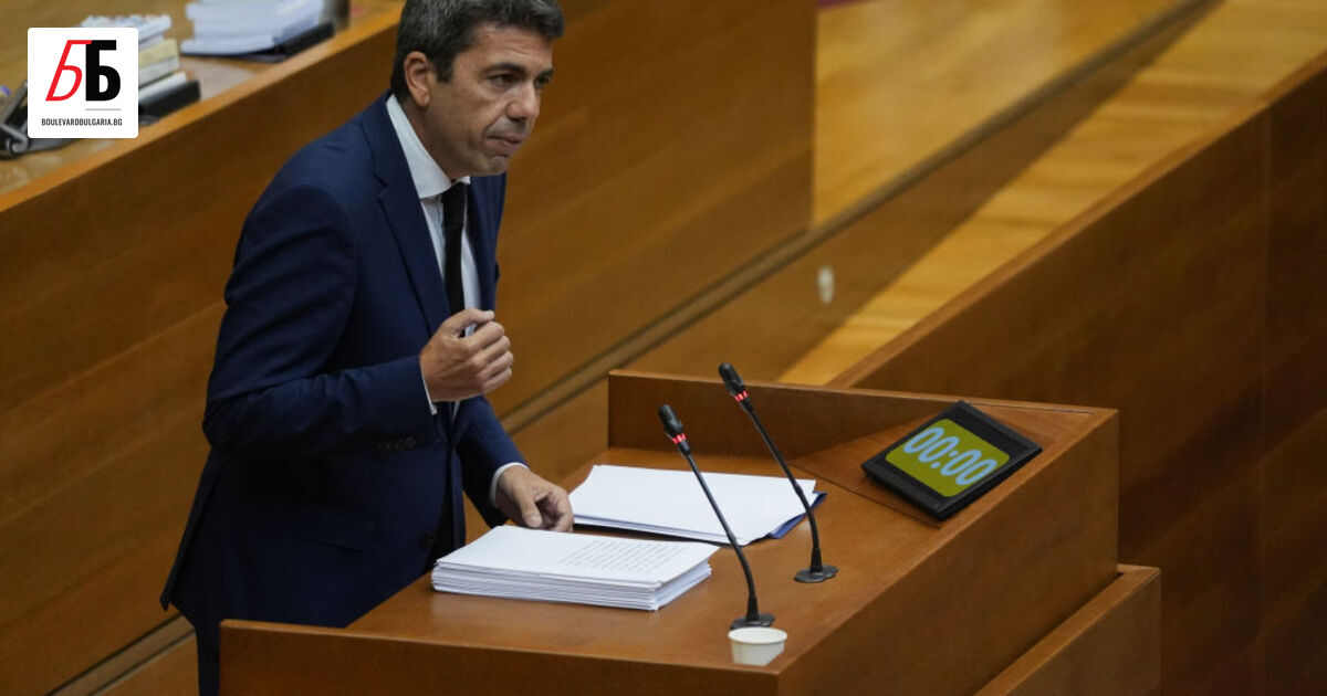 Регионалният премиер на Валенсия Карлос Мазон призна, че е допуснал