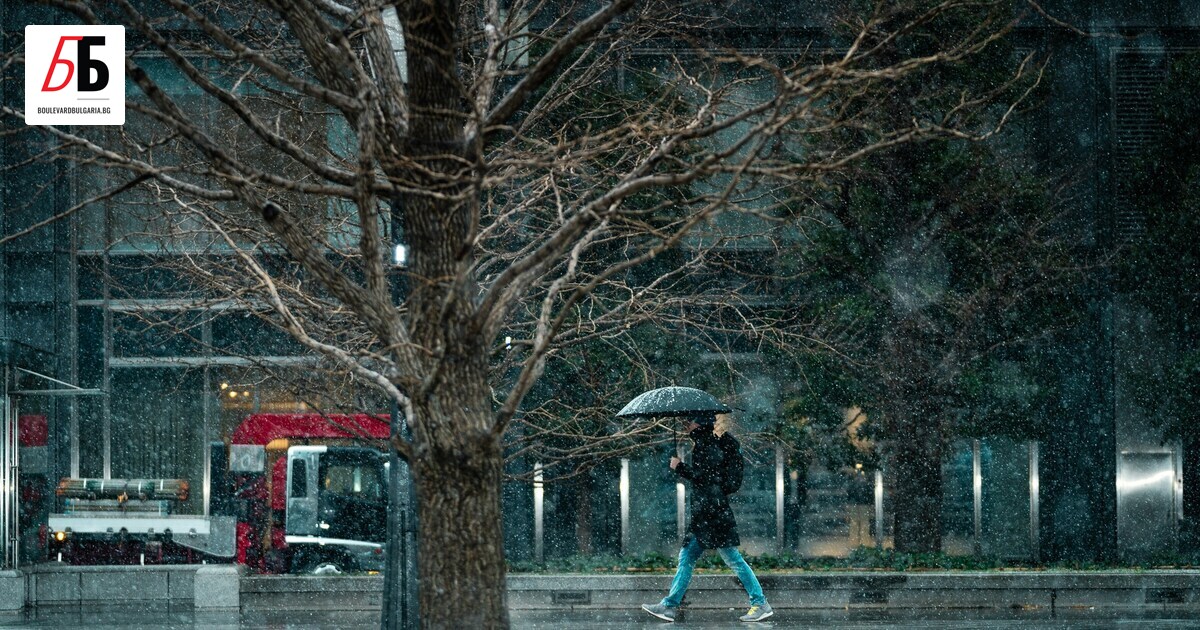 Значителни валежи от дъжд и сняг се очакват в цялата