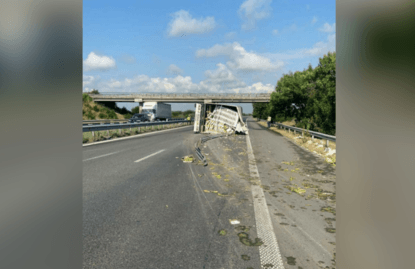 3 пъти за 3 седмици: Нова катастрофа с камион на АМ "Тракия" 