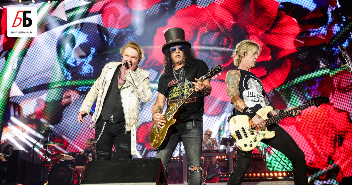 Guns N`Roses ще свирят в България в легендарния си състав