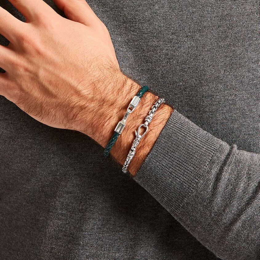 Пдоарък за Коледа за мъже гривна Thomas Sabo