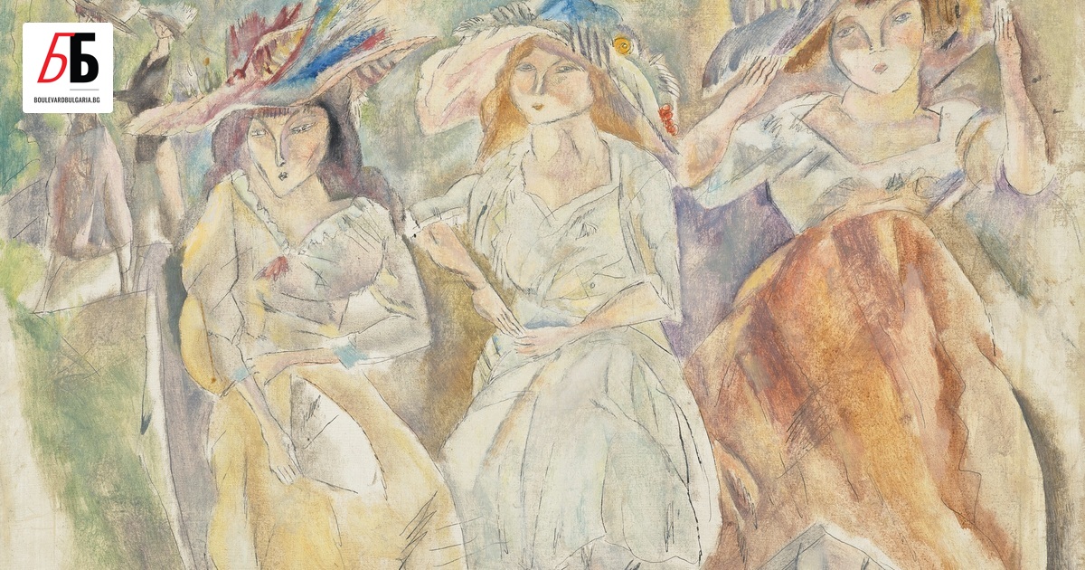 Картината на Жул Паскин Хермин Давид и нейните приятелки се