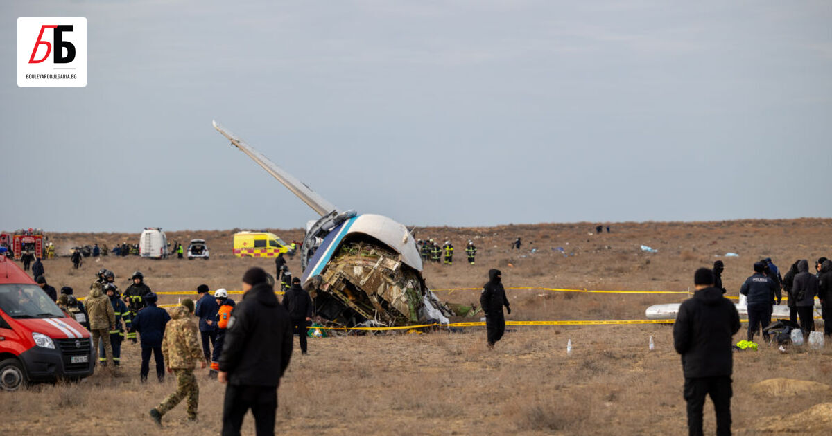 Самолетът на Azerbaijan Airlines, който в сряда катастрофира в Казахстан,