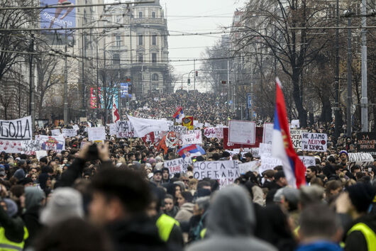 Протестиращи срещу режима на Александър Вучич ще блокират в понеделник