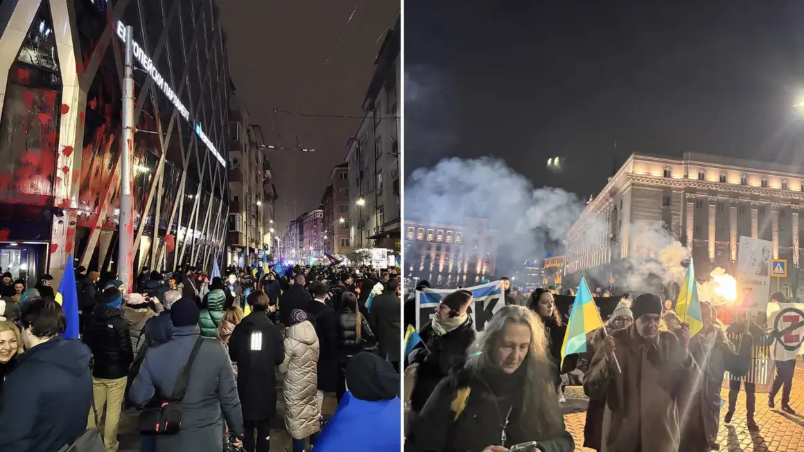 Граждани излязоха в подкрепа на украинците по повод третата годишнина от войната