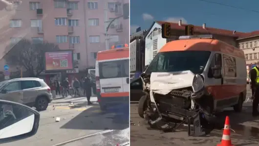 Няколко души, сред които и деца, пострадаха при катастрофа в София