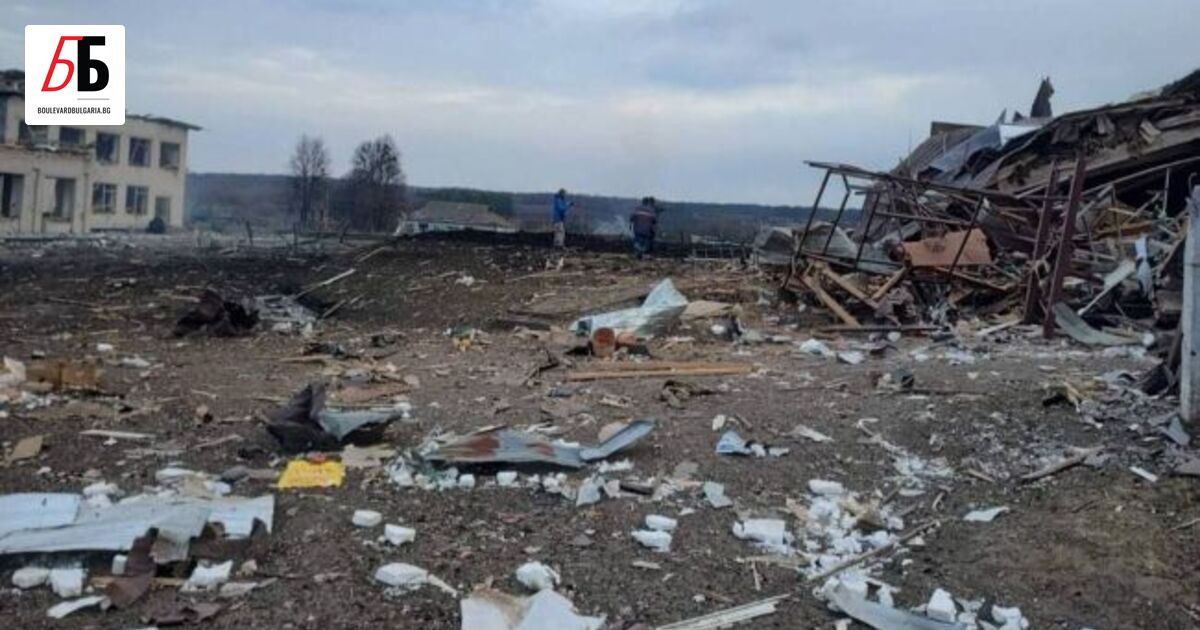 Детска болница, училище и жилища в украинския град Суми са