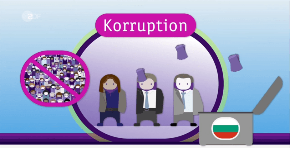 "Какво е корупция?": Германската ZDF обяснява кризата в България като за деца