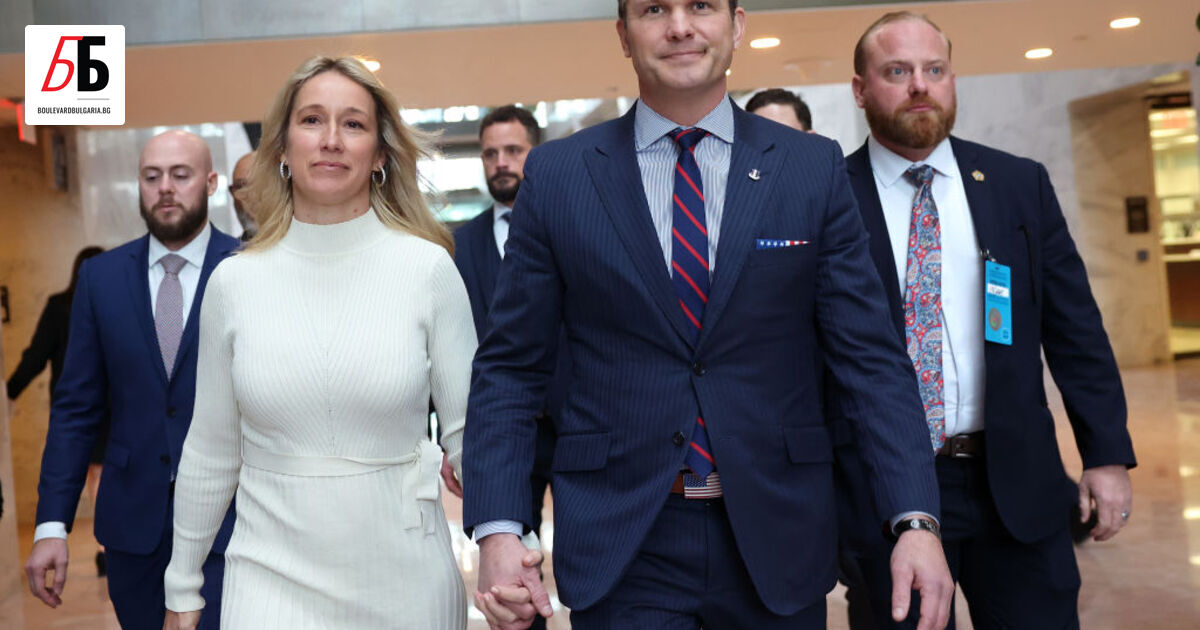 Американският министър на отбраната Пийт Хегсет е водил съпругата си