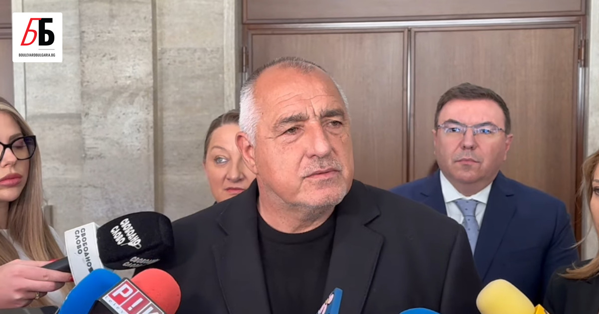 Лидерът на ГЕРБ Бойко Борисов обяви, че парламентарната група на