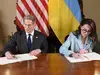 Scott Besant and Ukraine's Minister of Economy Yulia Svyrydenko