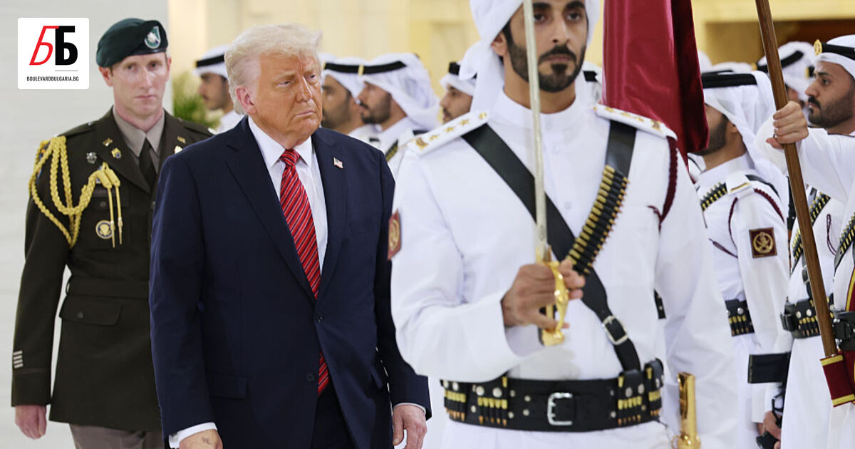 Американският президент Доналд Тръмп беше посрещнат с почести в Катар
