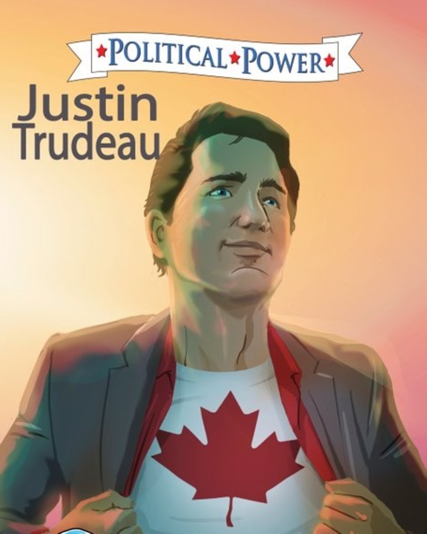 Батман и Супермен? Не, канадският премиер Трюдо е новият комикс герой
